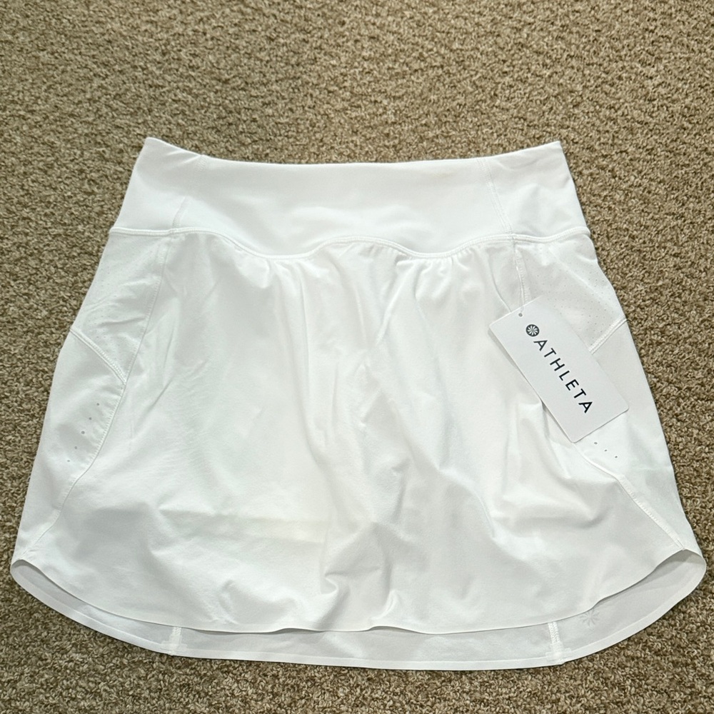 Athleta Bright White Sports Skirt
